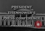 Image Dwight Eisenhower Washington DC USA, 1958, de la seconde 8 séquences d'archives historiques vidéo 65675070006