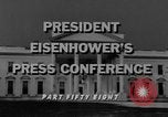 Image Dwight Eisenhower Washington DC USA, 1958, de la seconde 10 séquences d'archives historiques vidéo 65675070006
