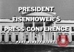 Standbild Dwight Eisenhower Washington DC USA, 1959, aus Sekunde 8 historischem Filmmaterial Videoclip 65675070008