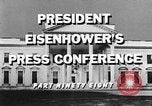 Standbild Dwight Eisenhower Washington DC USA, 1959, aus Sekunde 10 historischem Filmmaterial Videoclip 65675070008