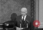 Standbild Dwight Eisenhower Washington DC USA, 1959, aus Sekunde 45 historischem Filmmaterial Videoclip 65675070008