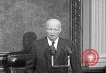 Image of Dwight Eisenhower speaks about Camp David Washington DC USA, 1959, second 43 stock footage video 65675070011