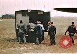 Image of Wounded air crewmen of 351st Bomb Group Polebrook Northamptonshire England United Kingdom, 1943, second 6 stock footage video 65675070029
