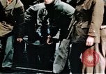 Image of Wounded air crewmen of 351st Bomb Group Polebrook Northamptonshire England United Kingdom, 1943, second 30 stock footage video 65675070029