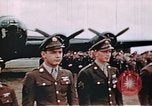 Image of 351st Bomb Group Military award ceremony England United Kingdom, 1943, second 27 stock footage video 65675070032