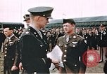 Image of 351st Bomb Group Military award ceremony England United Kingdom, 1943, second 53 stock footage video 65675070032