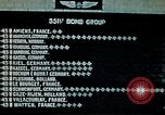 Standbild US 351 Bombe Gruppe Vorbereitung auf die Sendung über Deutschland England, 1943, aus Sekunde 3 historischem Filmmaterial Videoclip 65675070035