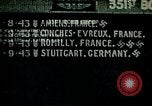 Standbild US 351 Bombe Gruppe Vorbereitung auf die Sendung über Deutschland England, 1943, aus Sekunde 14 historischem Filmmaterial Videoclip 65675070035