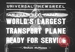 Image of Boeing 314 San Francisco California USA, 1939, second 1 stock footage video 65675070053