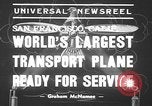 Image of Boeing 314 San Francisco California USA, 1939, second 4 stock footage video 65675070053