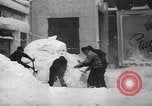 Image of snow storm Chicago Illinois USA, 1939, second 25 stock footage video 65675070054