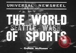Image of duck racing Seattle Washington USA, 1939, second 6 stock footage video 65675070060