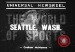 Image of duck racing Seattle Washington USA, 1939, second 7 stock footage video 65675070060