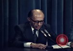 Image of Menachem Begin Washington DC USA, 1977, second 60 stock footage video 65675070077