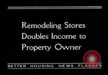 Image of remodeling of property New York City USA, 1935, second 1 stock footage video 65675070079