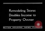 Image of remodeling of property New York City USA, 1935, second 4 stock footage video 65675070079