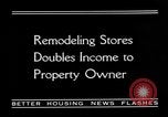 Image of remodeling of property New York City USA, 1935, second 9 stock footage video 65675070079