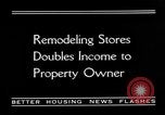 Image of remodeling of property New York City USA, 1935, second 13 stock footage video 65675070079