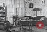 Image of remodeled living room United States USA, 1935, second 36 stock footage video 65675070080