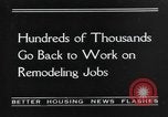 Image of recovery of building industry United States USA, 1935, second 1 stock footage video 65675070082