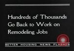 Image of recovery of building industry United States USA, 1935, second 4 stock footage video 65675070082
