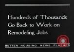 Image of recovery of building industry United States USA, 1935, second 5 stock footage video 65675070082