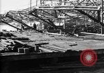 Image of 106th Engineers constructing a warehouse Brest France, 1918, second 4 stock footage video 65675070083