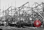 Image of 106th Engineers constructing a warehouse Brest France, 1918, second 36 stock footage video 65675070083
