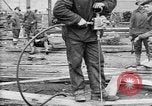 Image of 106th Engineers constructing a warehouse Brest France, 1918, second 41 stock footage video 65675070083