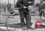 Image of 106th Engineers constructing a warehouse Brest France, 1918, second 42 stock footage video 65675070083
