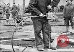 Image of 106th Engineers constructing a warehouse Brest France, 1918, second 44 stock footage video 65675070083