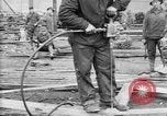 Image of 106th Engineers constructing a warehouse Brest France, 1918, second 49 stock footage video 65675070083