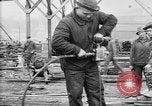 Image of 106th Engineers constructing a warehouse Brest France, 1918, second 52 stock footage video 65675070083