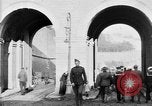 Image of U.S. soldiers and French people in World War I Brest France, 1918, second 4 stock footage video 65675070086