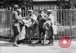 Image of U.S. soldiers and French people in World War I Brest France, 1918, second 28 stock footage video 65675070086