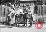 Image of U.S. soldiers and French people in World War I Brest France, 1918, second 30 stock footage video 65675070086