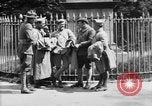Image of U.S. soldiers and French people in World War I Brest France, 1918, second 31 stock footage video 65675070086