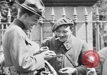 Image of U.S. soldiers and French people in World War I Brest France, 1918, second 36 stock footage video 65675070086
