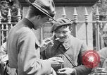 Image of U.S. soldiers and French people in World War I Brest France, 1918, second 37 stock footage video 65675070086