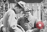 Image of U.S. soldiers and French people in World War I Brest France, 1918, second 41 stock footage video 65675070086