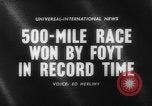Standbild internationalen 500-Meilen Rennen Gewinnspiele Indianapolis Indiana USA, 1961, aus Sekunde 4 historischem Filmmaterial Videoclip 65675070099