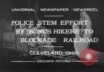 Standbild Mitglieder der Bonus Armee Cleveland Ohio USA, 1932, aus Sekunde 5 historischem Filmmaterial Videoclip 65675070131