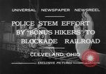 Standbild Mitglieder der Bonus Armee Cleveland Ohio USA, 1932, aus Sekunde 6 historischem Filmmaterial Videoclip 65675070131