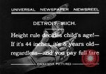 Standbild Höhe Regel Detroit Michigan USA, 1932, aus Sekunde 4 historischem Filmmaterial Videoclip 65675070135