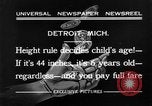 Standbild Höhe Regel Detroit Michigan USA, 1932, aus Sekunde 10 historischem Filmmaterial Videoclip 65675070135