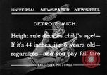 Standbild Höhe Regel Detroit Michigan USA, 1932, aus Sekunde 12 historischem Filmmaterial Videoclip 65675070135