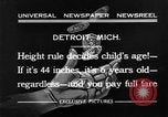 Standbild Höhe Regel Detroit Michigan USA, 1932, aus Sekunde 13 historischem Filmmaterial Videoclip 65675070135