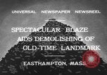 Standbild antiken Turm Easthampton Massachusetts USA, 1932, aus Sekunde 8 historischem Filmmaterial Videoclip 65675070136