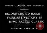 Standbild Faireno Pferd New York United States USA, 1932, aus Sekunde 5 historischem Filmmaterial Videoclip 65675070137