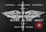 Standbild Modell Flugzeuge Boston Massachusetts USA, 1932, aus Sekunde 8 historischem Filmmaterial Videoclip 65675070138